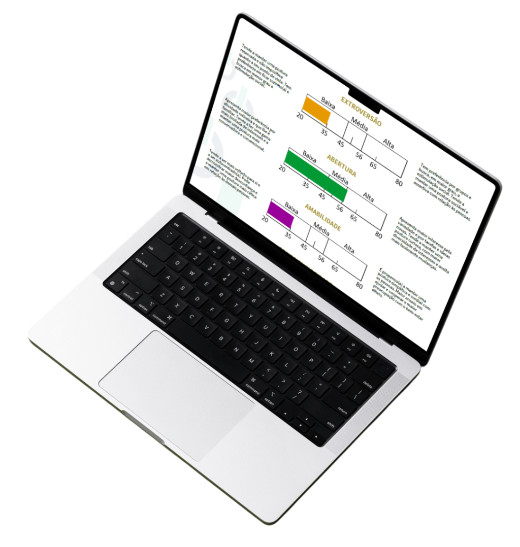 Notebook com curso na tela